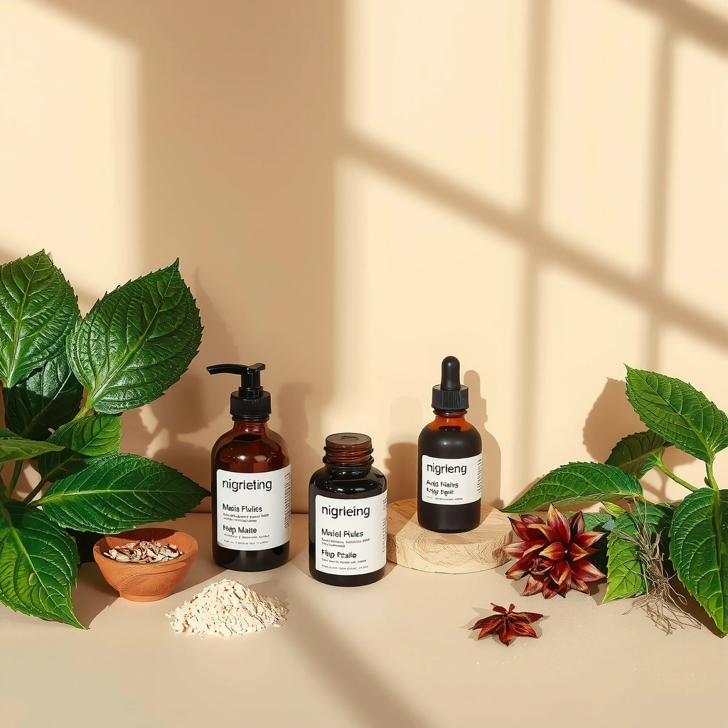 Natural wellness hero background